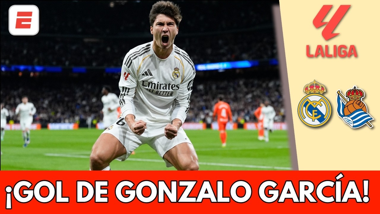 GOL DEL REAL MADRID Centro brutal de TRENT y gol de GONZALO para el 1-0 ante REAL SOCIEDAD | La Liga