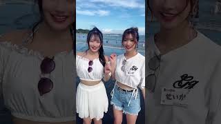 【水着】チラ見えがたまらない…? ＃shorts