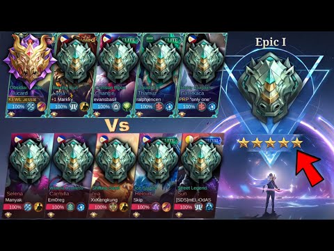 MYTHICAL GLORY VS 9 EPICAL GLORY | I USE ALUCARD ONEHIT BUILD IN EPIC! | VICTORY OR DEFEAT? | MLBB