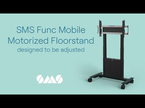 Slide 7 - SMS - FMT031001 - Func Mobile Motorized Black, EU - Mobile mot. trolley for displays -120kg black (video)