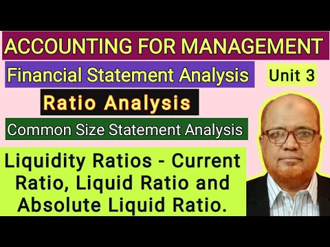 Accounting for Management I Financial Statement Analysis I Ratio Analysis I Hasham Ali Khan I