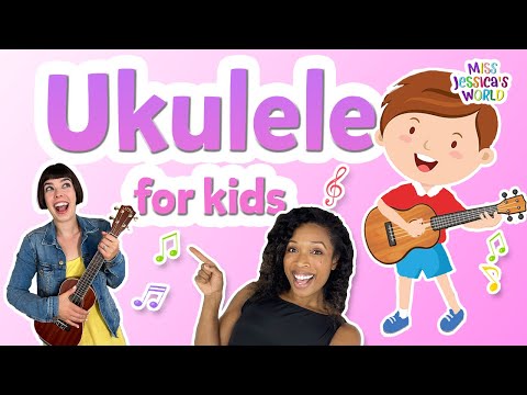 Ukulele Fun! | Kids Music Lesson | Hawaiian Culture | Miss Jessica's World