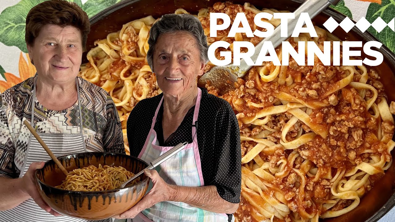 How a 93-year-old grandmother prepares traditional tagliatelle with ragù