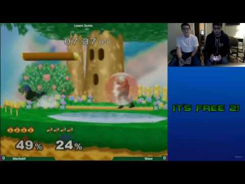 It's Free 2 - Marko64 (Sheik) vs Wave (Falco) - Melee Losers Semis