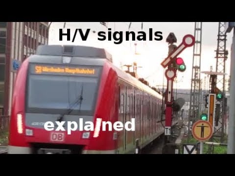 Hauptsignal und Vorsignal: A simple explanation of the German railway signalling system H/V