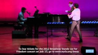 John Tartaglia at Broadway Stands Up For Freedom 2011, an NYCLU benefit concert
