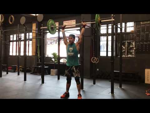 Benchmark WOD: Fran (21-15-9 Thrusters and Pullups) my score - 4:23