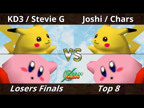 Xanadu Origins Losers Finals - KD3 & Stevie G Vs. Joshi & Chars - Smash Bros - SSB64