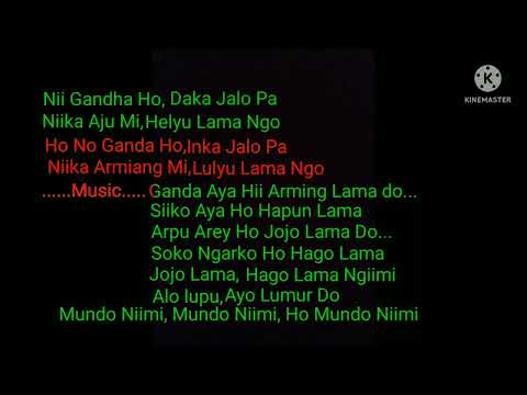 Aha si helyu lama/Apatani song/ karaoke/By Dulley Kano