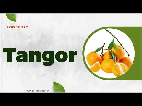 How to Say Tangor [American English]