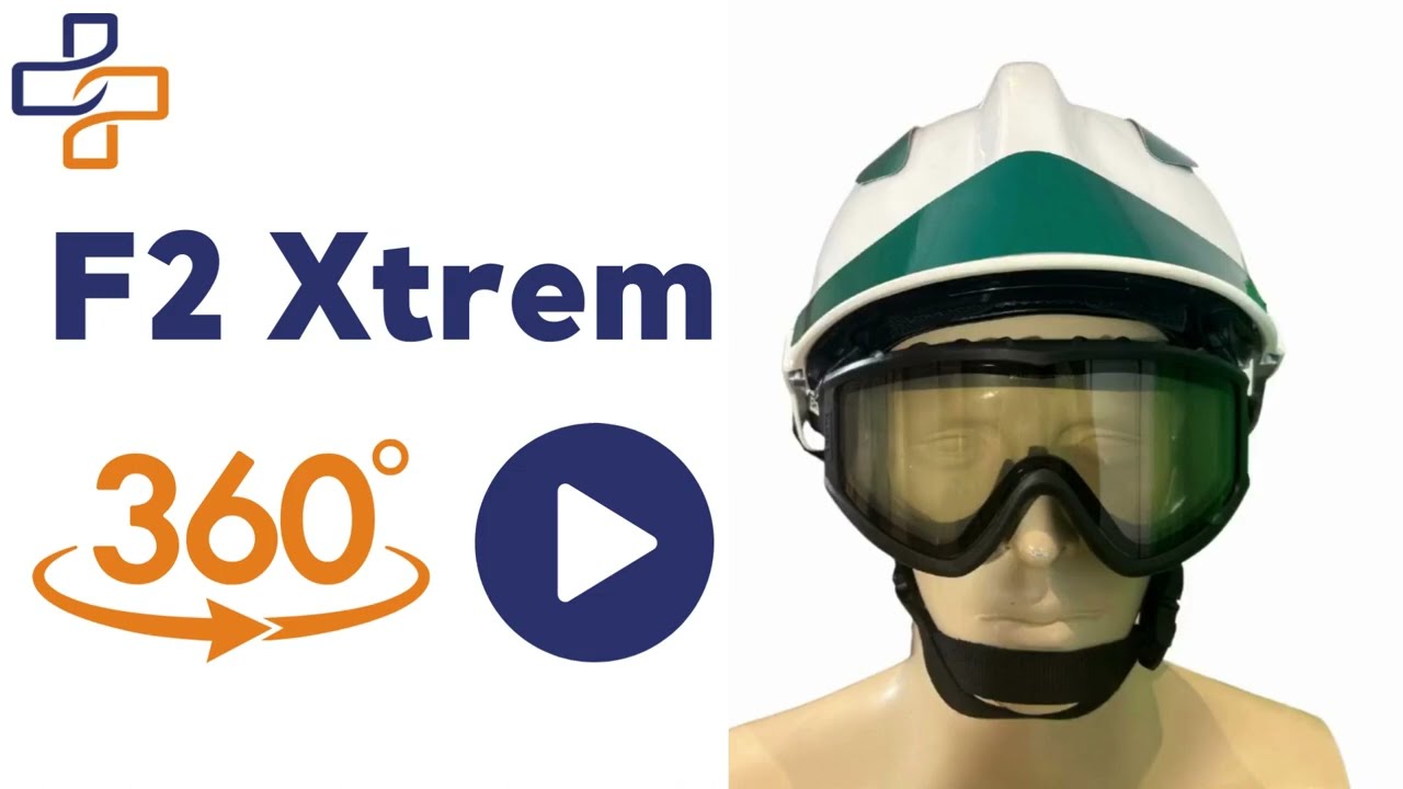 Vidéo Signalisation neutre pour casque pompier F2 X-TREM