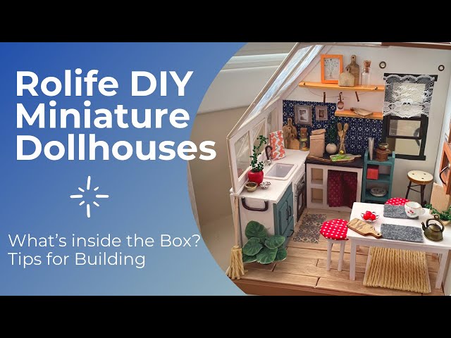 Vídeo relacionado con Rolife Casa de Muñecas Cocina de Repostería Kit DIY Casa en Miniatura Kits de Modelismo Casa de Muñecas Miniatura Rincón de Libros Decoración del Hogar Regalo de Cumpleaños