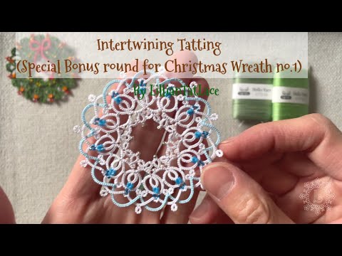 Tatting onto a paperclip Very Simple Great for beginners