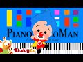 BabyTV Plin Plin The Clown Slow EASY Medium 4K Piano Tutorial