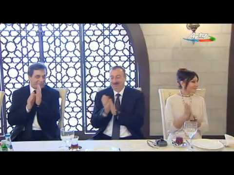 Alim Qasımovun İlham Əliyev və Mehriban Əliyevayla görüşü