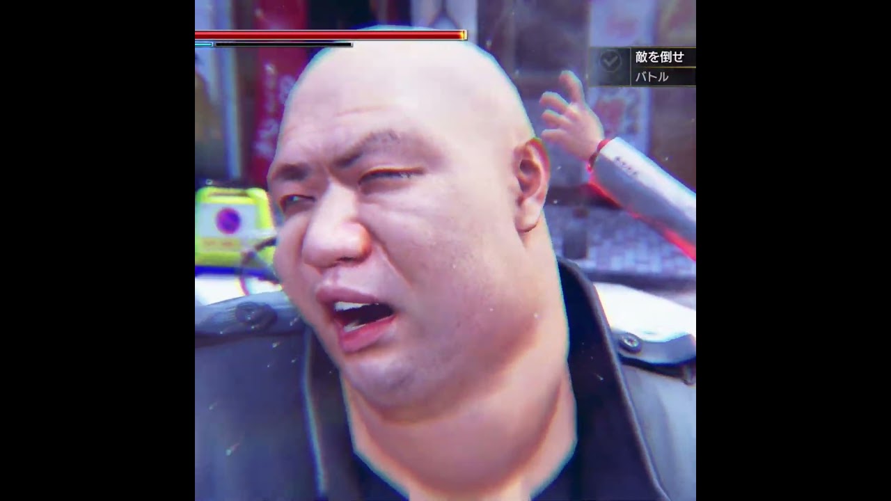 『龍が如く 極３ / 龍が如く３外伝 Dark Ties』 桐生一馬 復讐者 顔面凶器 土山 バトル #shorts #龍が如く #likeadragon