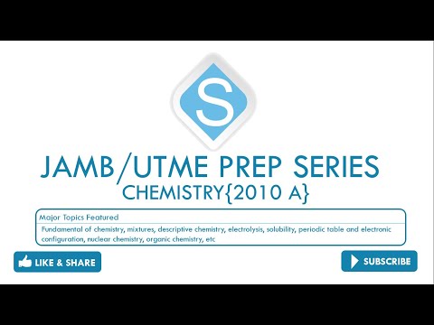 JAMB/UTME CHEMISTRY 2010 Past Questions and Solutions