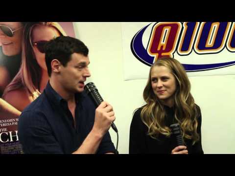 Teresa Palmer and Benjamin Walker from The Choice on The Adam Bomb Show