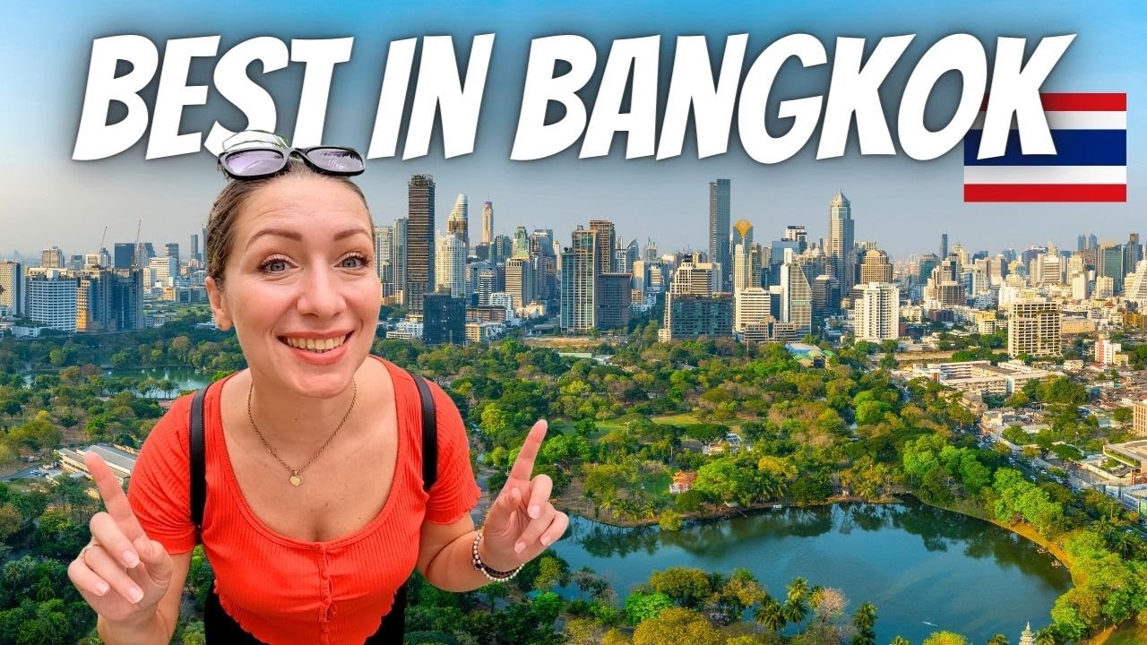 Experience the captivating journey of a tourist exploring Lumphini Park.