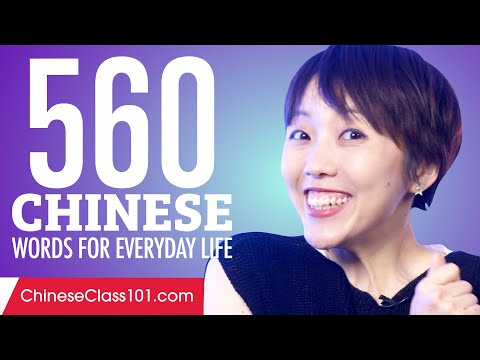 560 Chinese Words for Everyday Life - Basic Vocabulary #28