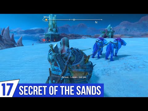 GOD OF WAR RAGNAROK Gameplay Part 17 - Secret of The Sands | The Barrens Chest Puzzle | Vulture Gold