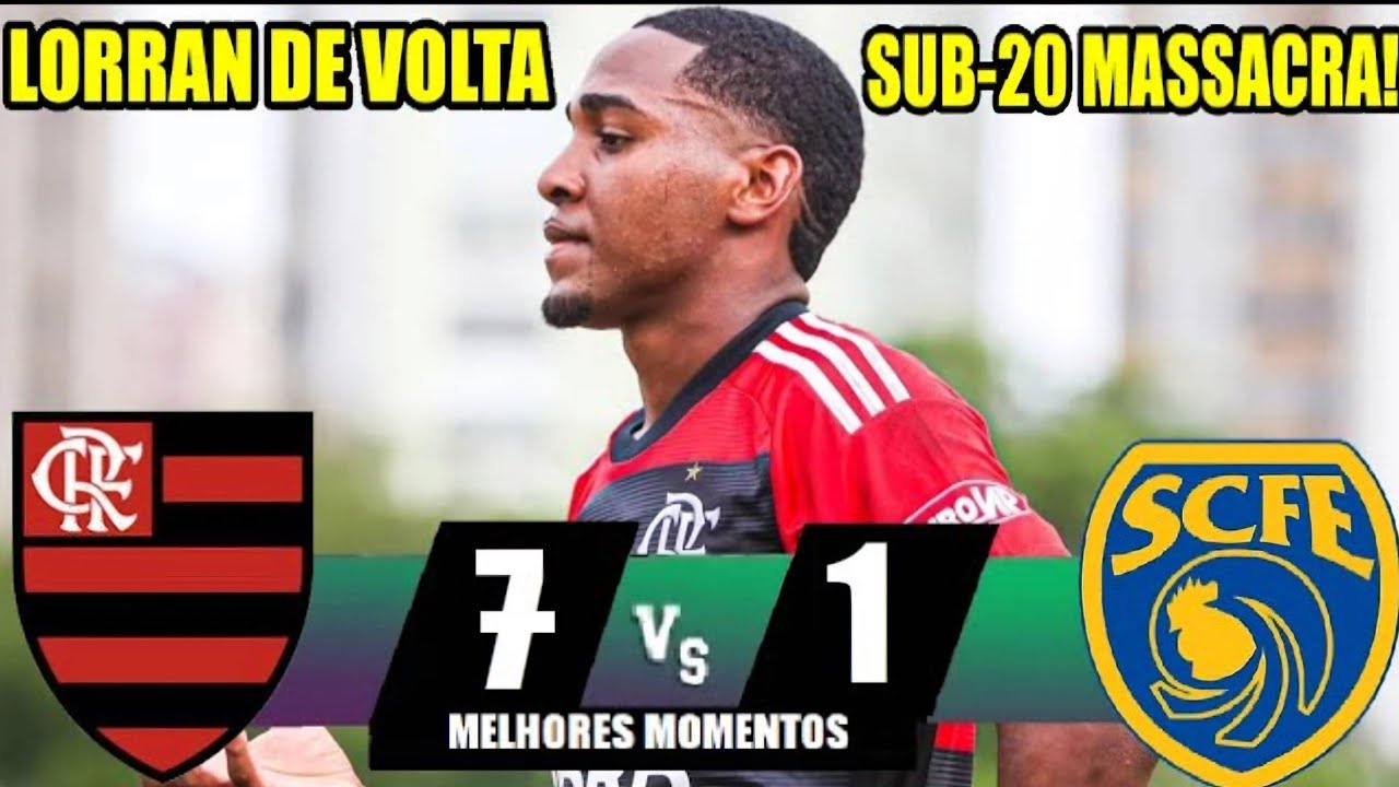 MELHORES MOMENTOS - FLAMENGO 7x1 SAMPAIO CORRÊA - LORRAN DE VOLTA SUB-20 COPA RIO 2025 GOLS PEDRO 4x