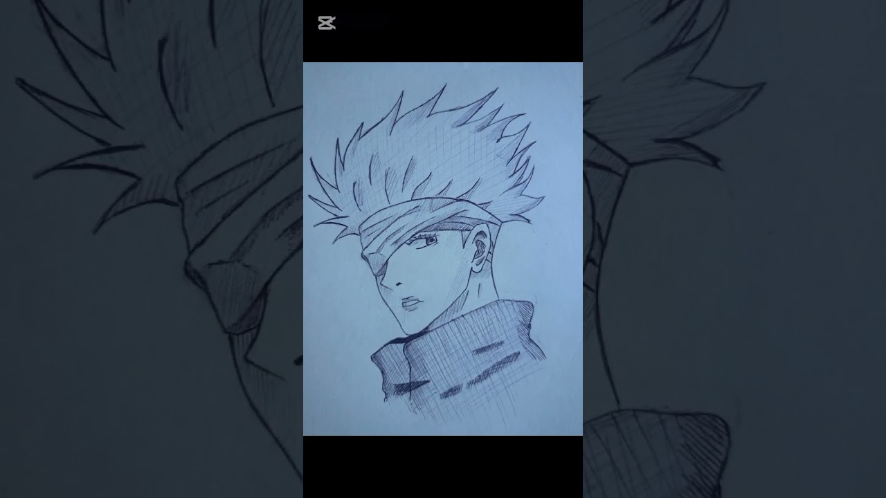 #drawing gojo glow art #artworker #art #sketch