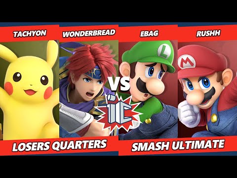 InfinityCON 2022 Losers Quarters - Tachyon & Wonderbread Vs. Ebag & Rushh - SSBU Ultimate Tournament