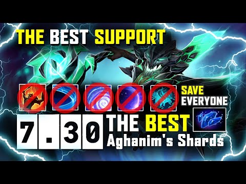 Dota 2 7.30 Outworld Destroyer the best supporter hero aghanim's shard effect can save everyone.