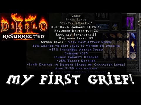 Diablo 2 Resurrected Ladder (Season 1): My First Grief!