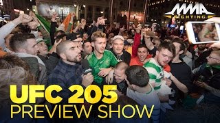 Download lagu UFC 205 preview show with rowdy Irish fans outside... mp3