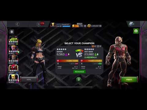 How to defeat ant man on 5.4.6 marvel contest of champions