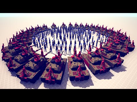 30x TANK vs 100x Quick Draw - Totally Accurate Battle Simulator