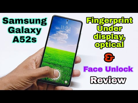 Samsung Galaxy A52s 5G In Display Fingerprint Sensor | Face Unlock | Review ☄☄☄
