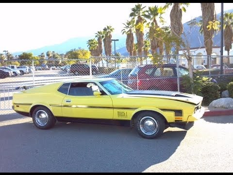 1971 Mach 1 Mustang and 1970 Mach 1 Mustang  both 351  4 speeds! McCormick Auction November 2013