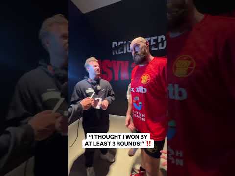 Tyson Fury reacts to his rematch defeat to Oleksandr Usyk 🗣️ 😱