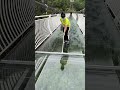 Sky Suspended Glass Bridge Mopping Process