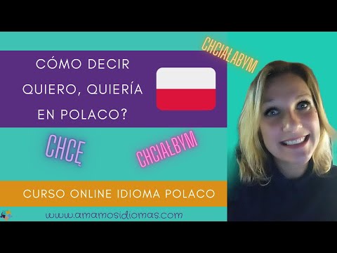 Conjugamos el verbo QUERER en polaco 💜🇵🇱