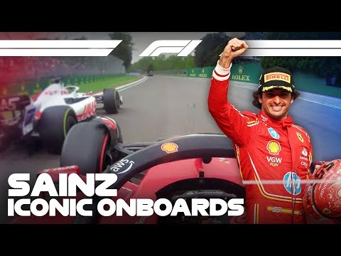 Carlos Sainz: The Ultimate Onboard Collection | Best Onboards | Qatar Airways