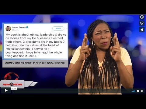 Comey hopes people find his book useful (ASL - 4.15.18)