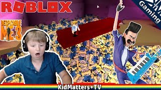 Escape the Minions!! Roblox | Despicable Me 3 movie | obby. Disco, 80's, OH MY! [KM+Gaming S01E43]