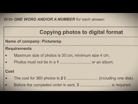 Copying photos to digital format ielts listening 2023 | HD AUDIO | 1080p