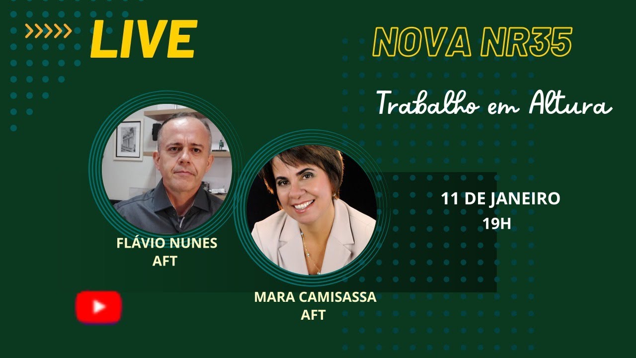 LIVE Nova NR35 Trabalho em altura