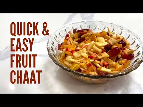 Quick & Easy Healthy Fruit Chaat Recipe | Fruit Salad | Easy Iftar Recipes | Najma’s Kitchen