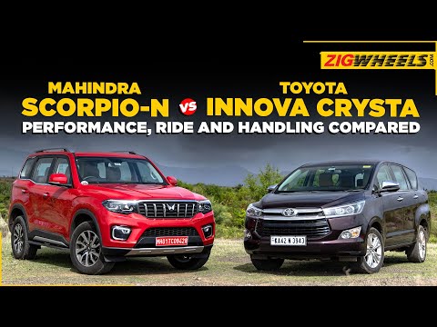 Mahindra Scorpio-N vs Toyota Innova Crysta: Ride, Handling And Performance Compared