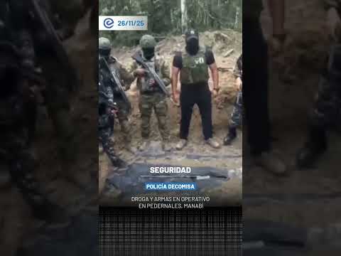 Policía decomisa dr0g4 y 4rmas en Operativo en Pedernales, Manabí