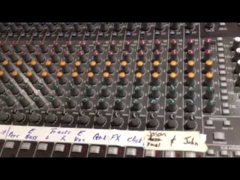 In Ear Monitor System Rack set up w/ Shure, Sennheiser, QSC amp