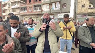 صورة " اللهم اغفر لعبدك المستشار محمد فادي مختار عبد الله " .. دعاء مؤثر من د . حازم شومان في جنازة خاله