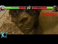 Hulk vs hulkbuster con barras de vida en español hulk vs hulkbuster withhealthbars