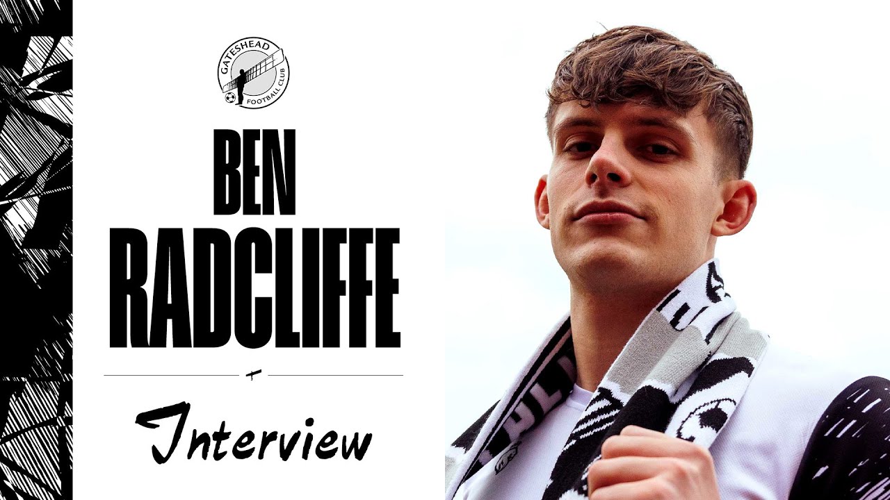“Driving up, I had a smile on my face” 😄 | Ben Radcliffe returns to Gateshead | INTERVIEW